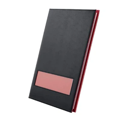 Immagine di Rexel ProStyle OnView Raccoglitore con 40 tasche formato A4, colore: Nero/Melograno