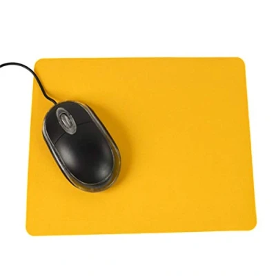 Immagine di szaerfa Tappetino per Mouse Sottile Computer PC Portatile con Base in Gomma Antiscivolo Accessorio Ufficio Regalo Compatibile Ottico (Arancia)
