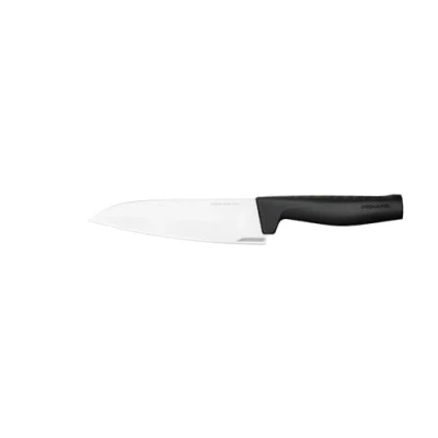Immagine di Fiskars Coltello da cuoco, Hard Edge, Design Elegante, Lunghezza totale: 30,1 cm, Acciaio Inossidabile/Plastica, 1051748