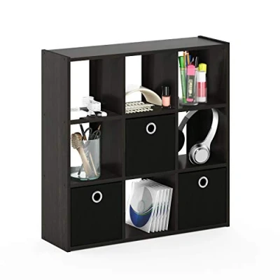 Immagine di Furinno Simplistic Libreria con Cassetti, Marrone