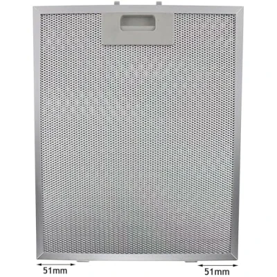 Immagine di Howdens Lamona HJA2450 HJA2540 Filtro per cappa da cucina, in metallo, colore: argento, 320 x 260 mm