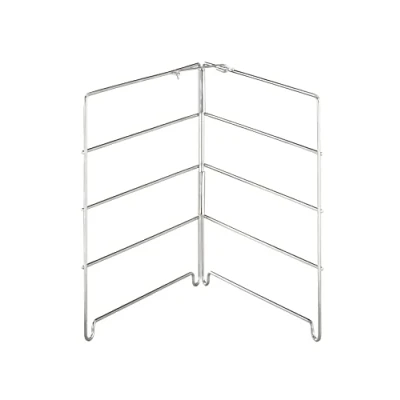 Immagine di APS Telaio per 4 piatti pizza 26 x 25 cm, altezza: in acciaio inox fino a Ø 28 distanza tra i piani: 5,5 pieghevole, bloccabile