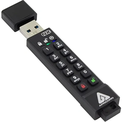 Immagine di PEN DRIVE USB 3.0 8GB APRICORN SECUREKEY 256BIT AES XTS, IP58