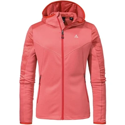 Immagine di Schöffel Felpa in Pile con Cappuccio Svardalen L Giacca, Rosa, 40 Donna