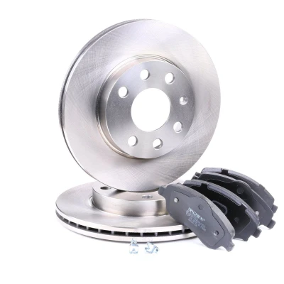 Immagine di MAPCO 47672 Kit dischi e pastiglie freno Assale anteriore ventilato con segnalatore acustico usura OPEL: Corsa C Hatchback