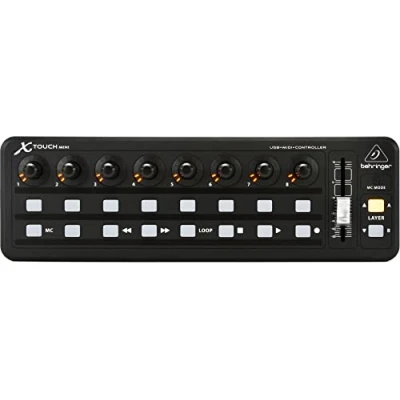 Immagine di BEHRINGER X TOUCH MINI CONTROLLER USB PC MAC COMPATTO UNIVERSALE 16 TASTI 8 CONTROLLI LED