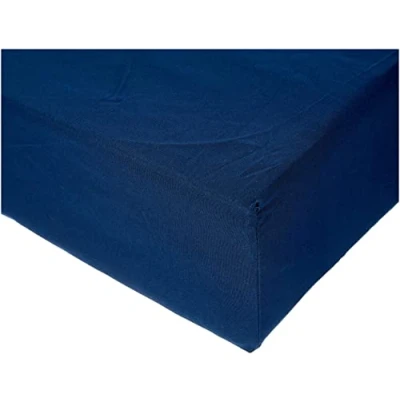 Immagine di Amazon Basics Lenzuolo con angoli Matrimoniale, 152 x 200 30 cm, in 100% Microfibra altezza da 30cm, Blu Scuro
