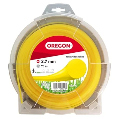 Immagine di Oregon 69 382 Y Yellow Round Strimmer Line/Wire for Grass Trimmers and Brushcutters, 2.7 mm x 70 m
