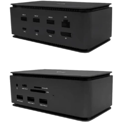 Immagine di i Tec USB 4 Metal Docking Station Dual 4K HDMI DP + PD 80W USB4DUAL4KDOCKPD