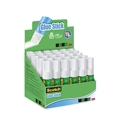 Immagine di Scotch Colla Stick per la Scuola Elementare, Media, Asilo e Ufficio, Set di Tubetti Mini Bambini, Confezione Adesiva Grande da 30pz x 8 gr