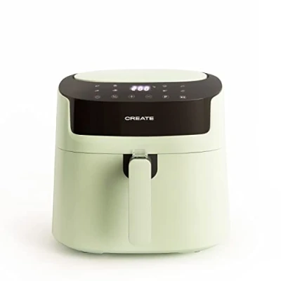 Immagine di CREATE/FRYER PRO LARGE/Friggitrice ad aria senza olio 6,2L Verde / 8 programmi automatici, selettore di temperatura 40 200, 1800W