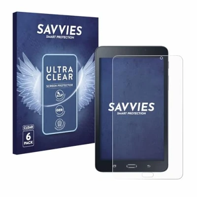 Immagine di savvies (6 Pezzi Pellicola Protettiva per Samsung Galaxy Tab A6 7.0 Protezione Schermo Trasparente
