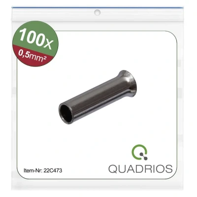 Immagine di Quadrios 22C473 Capocorda 0.5 mm² Non isolato 100 pz.
