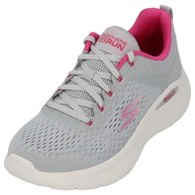 Immagine di Skechers Performance GO RUN LITE LACE UP Scarpe running neutre, Donna, Taglia: 40, Gray/pink Tessuto / sintetico
