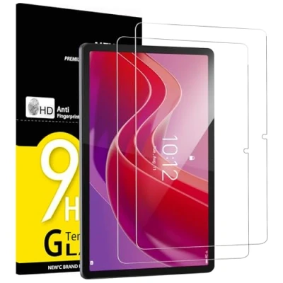 Immagine di NEW&#039;C 2 Pezzi, Pellicola Prottetiva per Lenovo Tab M11 (11 pollici), Vetro Temperato, Durezza 9H, 0,33mm Ultra Trasparente, Resistente