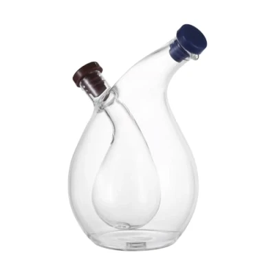 Immagine di Dispenser di olio e aceto in vetro trasparente, forniture per la cucina, olio, 2 1, supporto aceto, una aggiunta a qualsiasi set stoviglie cucina