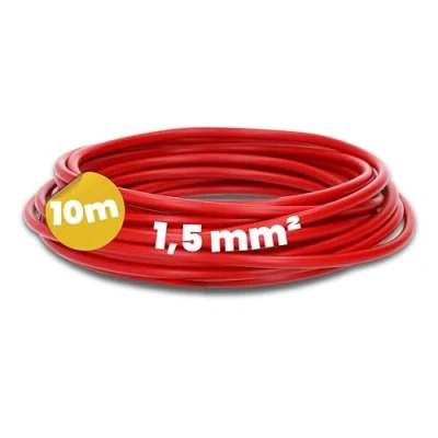 Immagine di Kalitec 10 metri H07V K 1,5 mm², cavo di cablaggio flessibile, in PVC, singolo da mm2, a filo singolo, commutazione