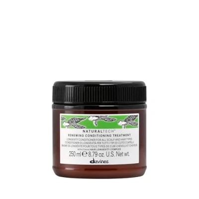 Immagine di Davines Naturaltech Renewing Conditioning Treatment cute e capelli