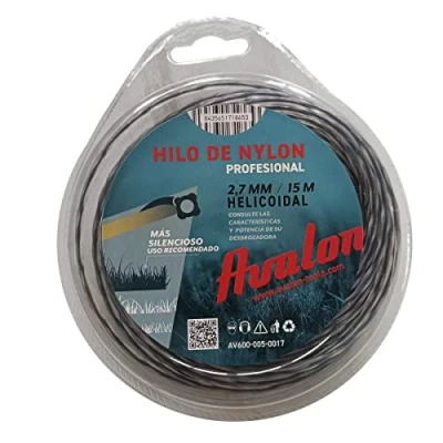 Immagine di Avalon Filo elicoidale in Nylon Universale per decespugliatore e Tosaerba (2,7 mm x 15 m)