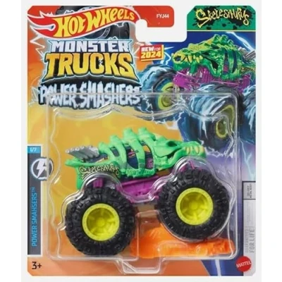 Immagine di Hot Wheels Monster Trucks 2024 scala 1:64 (Power Smashers Skelesaurus 1/7)