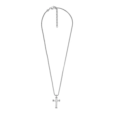 Immagine di Fossil Collana silvercoloured, Uomo, Taglia: One Size, Silver coloured