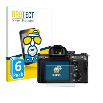 Immagine di brotect Pellicola Protettiva Opaca per Sony Alpha 7 III / 7R II 7S Anti Riflesso (6 Pezzi)