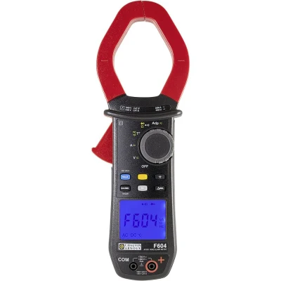 Immagine di Chauvin Arnoux F604 Pinza amperometrica digitale Protetto contro spruzzi dacqua (IP54) CAT III 1500 V, IV 1000 V Display (Counts): 10000