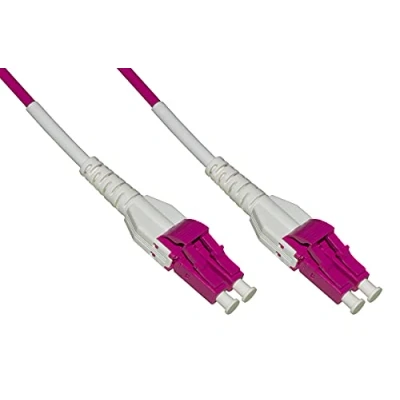 Immagine di LINK LKLCLC4502U Cavo Fibra Ottica Lc a Multimode Duplex Om4 50/125 Mt.2 Uniboot