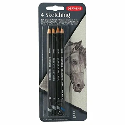 Immagine di Derwent Sketching Confezione da 4 Matite di Grafite