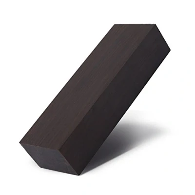 Immagine di legno ebano Gorgeri 12 * 4 2.5 Legname di nero Materiale in bianco fai da te per strumenti musicali