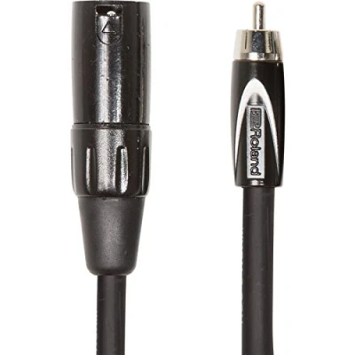 Immagine di Cavo di Interconnessione Roland Black Series—Da Xlr Femmina a Rca, 1.5 M /5 Ft Rcc 5 Rcxm