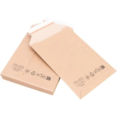Immagine di verpacking 200 Buste per spedizioni in cartone 20 x 28 cm formato A5+ resistente ondulato marrone