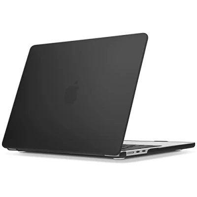 Immagine di ZYB Custodia per MacBook Air 13,6 Pollici M3 2024 A3113 e M2 2022 A2681, Ultra Sottile Cover Protettiva Plastica Rigida, Nero
