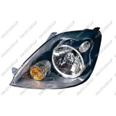 Immagine di PRASCO FD3424804 fari Sx H4 giallo per veicolo circolazione Dx con portalampada, senza motore elettrico regolazione assetto