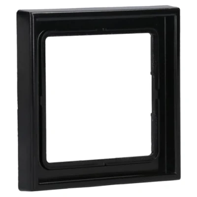 Immagine di Jung 1 parte Telaio di copertura Coperchio Nero LS981SW