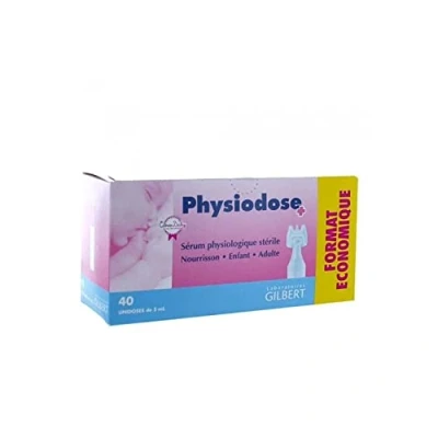 Immagine di Laboratoire Gilbert Siero fisiologico Physiodose Confezione da 40 monodose 5 ml