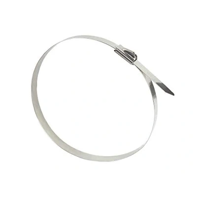 Immagine di Good Connections® KAB E30X79 Fascette stringicavo in acciaio inox, 300 x 7,9 mm, 20 pezzi, resistenti ai raggi UV, alle intemperie, per esterni, da 60 C a +550 C, resistenza alla