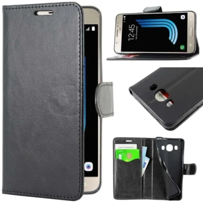 Immagine di ebestStar Cover Compatibile con Samsung J5 2016 Galaxy SM J510F Custodia Portafoglio Pelle PU Protezione Libro Flip, Nero [Apparecchio: 145.8 x 72.3 8.1mm, 5.2&#039;&#039;]