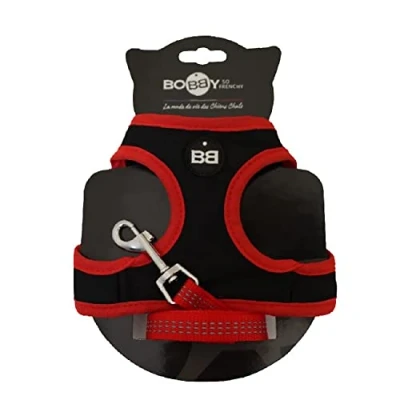 Immagine di Bobby Safe Pettorina Per gatti con Guinzaglio, Imbracatura Extra Piccoli, Set Cuccioli di Gatto, Regolabile, Riflettente, Rosso, 3 6 KG