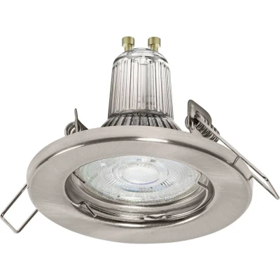 Immagine di LEDVANCE SET X3 RECESS DOWNLIGHT GU10 Lampada a LED da incasso per bagno 4.5 W IP20 Nickel