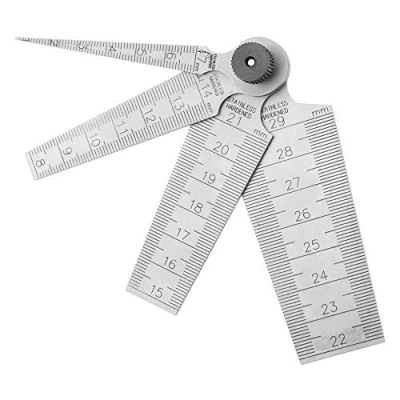 Immagine di Calibro Saldatura 1 Set Strumento di Ispezione Fori per Spessimetro Conici Conica in Acciaio Inossidabile 7 mm, 8 14 mm Diversi Calibri