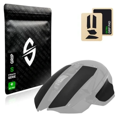 Immagine di SensoryBoost Grip Tape Set per Logitech G502 (+ Pad) Assorbente dal sudore, estremamente antiscivolo, ultrasottile (0,5 mm) Autoadesivo e senza residui Accessori mouse da gioco
