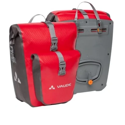 Immagine di VAUDE Aqua Back Borsa per bicicletta, 2 borse la ruota posteriore (2 x 24 l), impermeabili, made in Germany