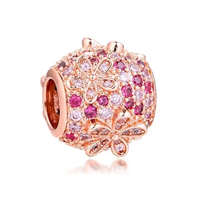 Immagine di PANDOCCI 2020 Primavera Rosa pavimenta Margherita Fiore Perlina Argento 925 Fai da Te Adatto per bracciali Pandora Originali Fascino Gioielli di Moda