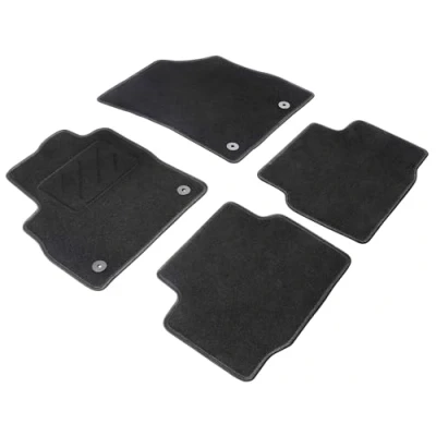 Immagine di WALSER 80212 Set tappetino Tessile anteriore e posteriore 4 nero Su misura OPEL: Astra J Hatchback, Sports Tourer, GTC