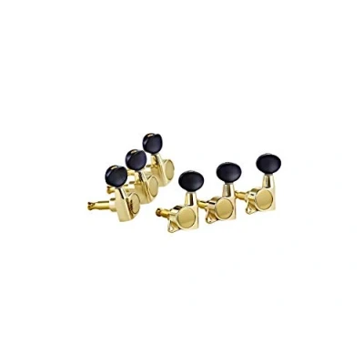 Immagine di Ortega OTMEG33 GO Set di Meccaniche per Chitarra elettrica, 3+3, Colore: Oro