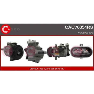 Immagine di CASCO CAC77009GS Compressore Aria Condizionata 5SL12C 12V R134a, R1234yf OPEL: Corsa D Hatchback, E Hatchback