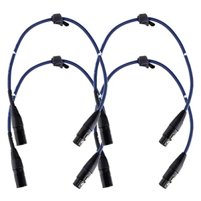 Immagine di Pronomic Stage DMX3 0,5 cavo DMX 0.5m 4 pezzi