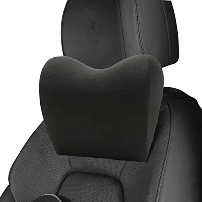 Immagine di poggiatesta auto, cuscino cervicale per supporto il collo, in memory foam