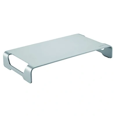 Immagine di Rialzo per monitor LogiLink Tabletop riser, aluminum Range Altezza: 6.3 cm (max) Argento